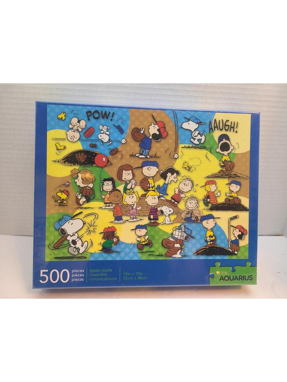Peanuts Baseball 500 Piece Jigsaw Puzzle Officially Licensed New Sealed